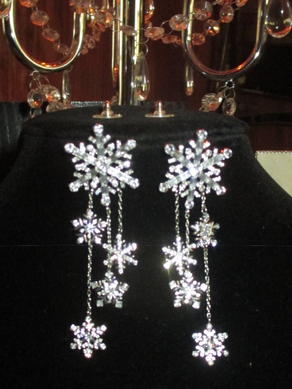 BaubleBar Snowflake Earrings